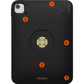 IPORT CONNECT PRO Rugged Case – iPad A16 (Black)